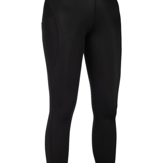 Legging HKM Sports Equipment mujer Jil High Waist grip en rodilla color negro TALLA 36 - Imagen 2